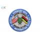 American Germany Embroidered Military Patches Polyester Material With Letter Logo