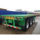 multi axel trailer 40 tons capacity 20 foot flatbed trailer for sale  - CIMC VEHICLE