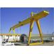 Q345 Steel Stationary Gantry Crane Double Beam Overhead Crane 20-50 Ton