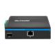 2 Port Industrial Network Switch Dual Power 100/1000M Fiber Switch Din Rail Mounted