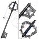 35" metal video game replica swords kingdom hearts fantasy keyblade sword