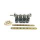 LPG CNG Fuel Injection System 2 Ohm Or 3 Ohm Grey Injector Rail for Autogas