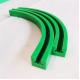 UHMWPE Polyethylene Wear Strip Green Plastic Conveyor Guide Rails Product