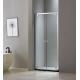Pivot shower doors 900*1900mm with 6463 aluminium profile and tempered glass