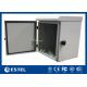 DIN Rail Pole Mount Weatherproof Enclosure Fans On Top With Temp. Controller