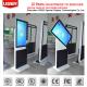 42 Rotated touch lcd panel full hd advertising display with digital totem 1000 nit lcd