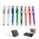 Promotional Mobile phone stand touch screen ballpoint pen Plastic logo customized