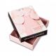 Plain Pink Kraft Cardboard Gift Boxes , Glossy Lamination / Offset Printing