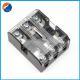 3 Poles Supplemental Modular Ferrule 3P Fuse Block For High Speed 32A 10x38mm Cylinder Fuses