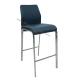 High Counter Upholstered Contemporary Bar Chairs Polyurethane Material