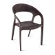 Modern Patio Plastic Wedding Rattan Wicker Chairs 58*55*87 cm