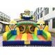 Cute Minions Blow Up Obstacle Course Yellow Minions Playground With Giant Slide