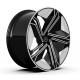 Monoblocok Deep Concave Forged Wheel Rim 23x10.5 Black Machined Face Audi RS Q8