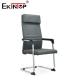 High Back Leather Office Chair With Headrest Modern Style Bow Chair