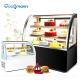 Adjustable Glass Shelf Cake Display Cooler Double Temperature Dessert Cabinet