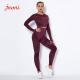 300gsm Women Activewear Sets With Thumb Hole Gym Mesh Yoga Clothing Sets
