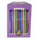 45pk 100% paraffin wax unscented metallic  chanukah candles packed into gift box