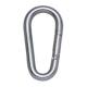 DIN5299 B Metal Straight Large Spring Snap Hooks Zinc Plated M12 X 140