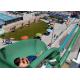 Safe Big Water Slides / Swimming Pool Tube Slides For Water Playground Equipment