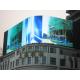 P10mm SMD Full Color Outdoor Curved LED Advertising Display with IP65 Iron cabinet , Wide Viewing Angle