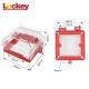 Transparent Switch Emergency Push Button Wall Plug Protection Lckout Long Life
