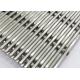 White Steel Crimped Wire Mesh , Plain Weave Mesh Bright Smooth Wear Resistance