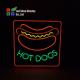Hot Dog Customize LED Neon sign with 12 Colors To Choose In Indoor DC 12V
