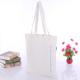 Draw String Reusable Cotton Canvas Tote Bag For Women Shopping