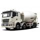 8x4 Concrete Conveyor Truck SHACMAN H3000 Concrete Transit Mixer 375HP White