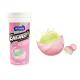 Peach Menthol Flavor Center Filled Energy Mints With Candy Shape OEM Factory