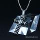 Fashion Top Trendy Stainless Steel Cross Necklace Pendant LPC230