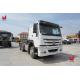 SINOTRUK HOWO Heavy Duty Tractor Head Truck Black / Red 30Ton 420HP