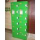 Corrosion Proof Red Storage Lockers , Anti UV Aging Ventilation 8 Tier Lockers