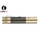 Small Everyday Carry Flashlight Carbon Fiber Brass Strong Material