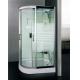 Striped Toughened Glass Massage Steam Sliding Door Shower Cubicles 800x1200x2150