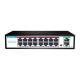 Factory OEM 16 port  POE switch with 2 gigabit RJ45 and 16 100mbps POE port For CCTV NVR IP Camera