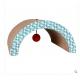 Arch Shaped Cardboard Cat Scratcher SGS , Cardboard Scratching Pad With Cat Toys