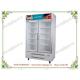 OP-809 Double Swing Door Adjustable Thermostat Freezer , Medical Drug Storage Freezer