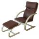 relaxing chair and footstool modern birch bentwood indoor furniture