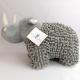Customized PP Cotton Stuffed Animal Toys Plush Grey Rhinoceros Plush Doll