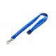 Blue Wide Custom Tubular Lanyards Neck Straps Lanyards For Office Party