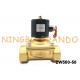 2 UNI-D Type UW-50 2W500-50 Brass Water Gas Oil Solenoid Valve