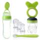 Unisex Dishwasher Safe Squeezable Baby Fruit Feeder Pacifier For Infant Teething