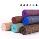 Natural Organic Non Toxic Ecofriendly Jute Cotton Yoga Mats With Custom Logo Natural Rubber Anti-Tear