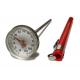 Stainless Small Dial Pocket Milk Frothing Thermometer With Magnifying Lens