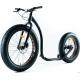 700C Alloy Black Adult Kick Bike Big Wheel Hi-Ten Steel