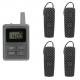 100 Channel E8 Ear Hanging Wireless Tour Guide System , Simultaneous Translation Equipment