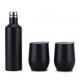 500ml Red wine bottle metal vacuum flask stainless steel insulated funky thermos flasks
