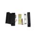 Aluminum Profile Small Sliding Door Lock With Handle Customized Color