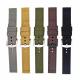 24mm Canvas Leather Watch Strap